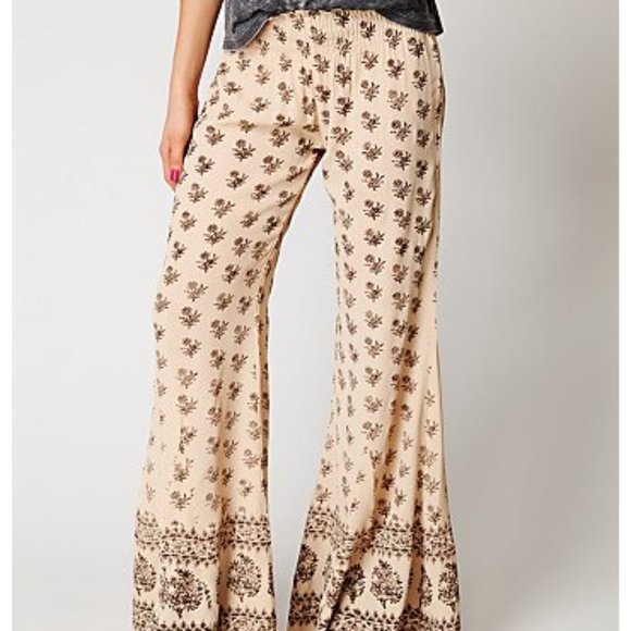 Free People Pants - Free People One Wide Leg Smock Waist Pants Size S